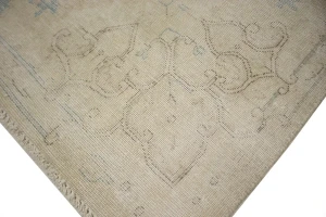 Antique Muted Distressed Traditional 10X13 Kerman Persian Rug
