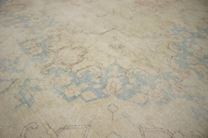 Antique Muted Distressed Traditional 10X13 Kerman Persian Rug
