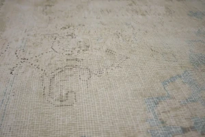Antique Muted Distressed Traditional 10X13 Kerman Persian Rug