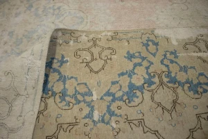 Antique Muted Distressed Traditional 10X13 Kerman Persian Rug