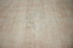 Antique Muted Distressed Traditional 10X13 Kerman Persian Rug