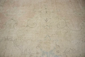 Antique Muted Distressed Traditional 10X13 Kerman Persian Rug