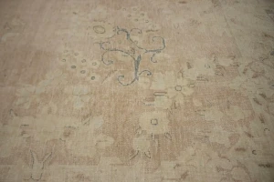 Distressed Antique Traditional Floral 10X13 Kerman Persian Rug