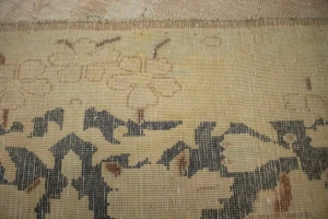 Distressed Antique Traditional Floral 10X13 Kerman Persian Rug