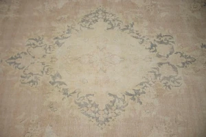 Distressed Antique Traditional Floral 10X13 Kerman Persian Rug