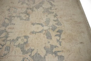 Distressed Antique Traditional Floral 10X13 Kerman Persian Rug
