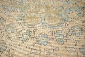 Distressed Muted Antique Traditional 10X13 Tabriz Persian Rug