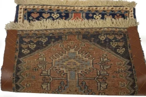 Rusty Red Vintage Tribal 1'8X2'7 Floral Yalameh Persian Rug