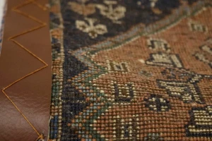 Rusty Red Vintage Tribal 1'8X2'7 Floral Yalameh Persian Rug
