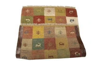 Multicolored Tribal Checkered 2X3 Gabbeh Persian Rug