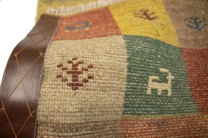 Multicolored Tribal Checkered 2X3 Gabbeh Persian Rug