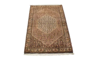 Rusty Peach Vintage Floral 4X6 Bidjar Persian Oriental Rug