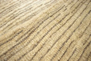Vintage Tribal Stripes 3'8X4'5 Gabbeh Persian Rug