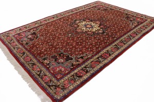 Vintage Red Tribal 6'7X10'5 Zanjan Persian Rug