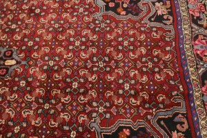 Vintage Red Tribal 6'7X10'5 Zanjan Persian Rug