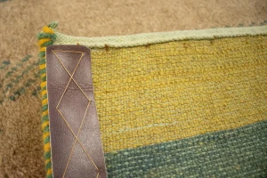 Vintage Tribal Multicolored Stripes 3X5 Gabbeh Persian Rug