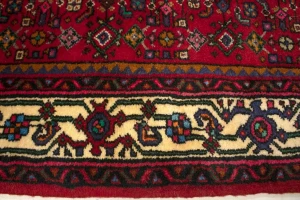 Red Vintage Tribal 3X5 Pictorial Hamedan Persian Oriental Rug
