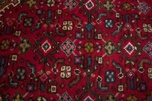 Red Vintage Tribal 3X5 Pictorial Hamedan Persian Oriental Rug