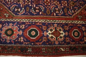 Vintage Floral Rusty Red 3X5 Bidjar Gholtogh Persian Rug