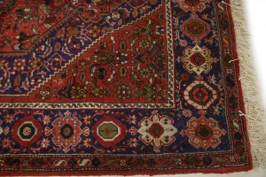 Vintage Floral Rusty Red 3X5 Bidjar Gholtogh Persian Rug