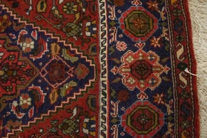 Vintage Floral Rusty Red 3X5 Bidjar Gholtogh Persian Rug