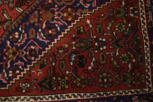 Vintage Floral Rusty Red 3X5 Bidjar Gholtogh Persian Rug