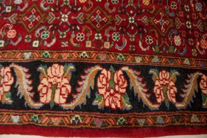 Vintage Floral Red 4X5 Gholtogh Persian Rug