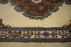 Vintage Cream 2X3 Mood Tabriz Persian Rug