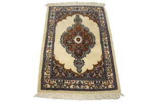 Vintage Cream 2X3 Mood Tabriz Persian Rug