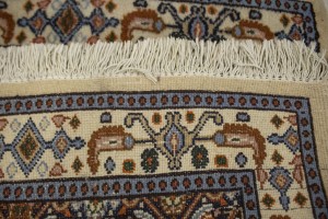 Vintage Cream 2X3 Mood Tabriz Persian Rug