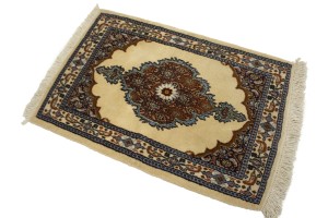 Vintage Cream 2X3 Mood Tabriz Persian Rug