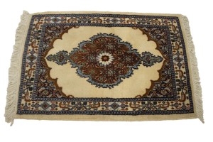 Vintage Cream 2X3 Mood Tabriz Persian Rug