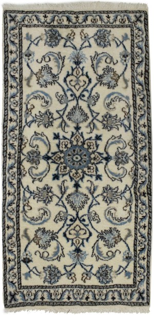 Cream Floral Classic 2'3X4'6 Nain Persian Rug