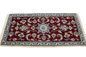 Red Floral Classic 2'2X4'6 Nain Persian Rug