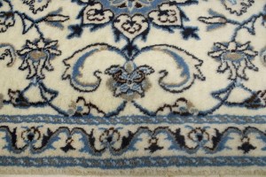 Cream Classic Floral 2'4X4'6 Nain Persian Rug