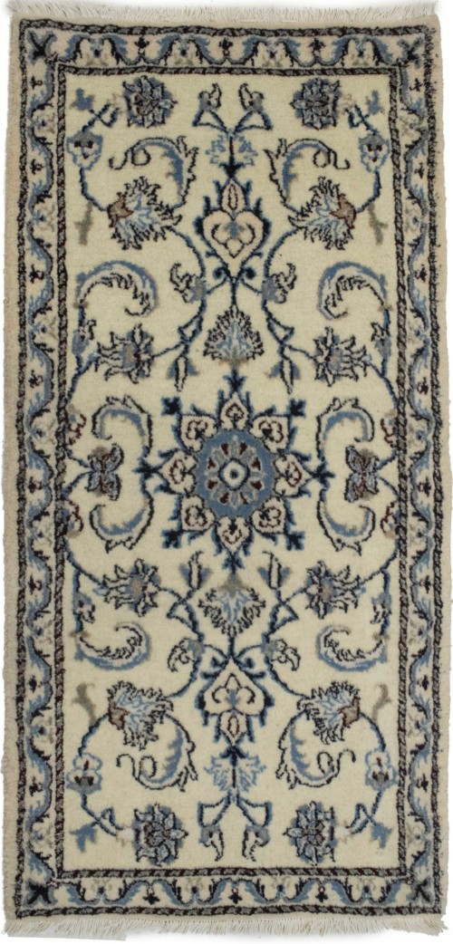 Cream Classic Floral 2'3X4'8 Nain Persian Rug