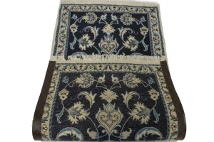 Navy Blue Floral Classic 2'3X4'8 Nain Persian Rug