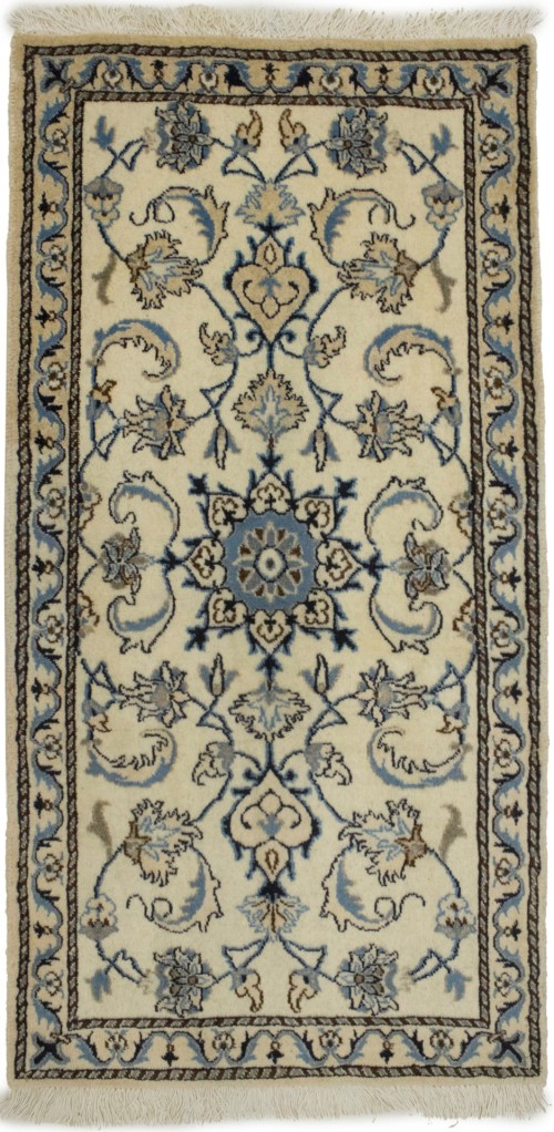 Cream Floral Classic 2'3X4'6 Nain Persian Rug