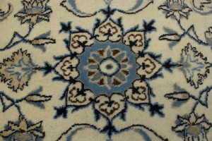 Cream Floral Classic 2'3X4'6 Nain Persian Rug