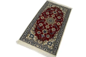 Red Floral Classic 2'2X4'2 Nain Persian Rug