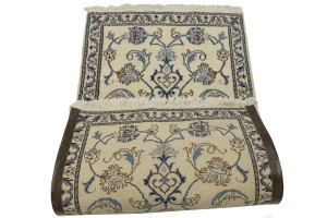 Cream Floral Classic 2'4X4'5 Nain Persian Rug