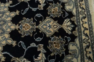 Navy Blue Floral Classic 3X4'6 Nain Persian Rug