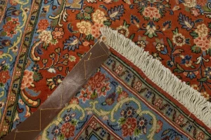 Orange Floral 3X4 Bidjar Halvaei Persian Rug