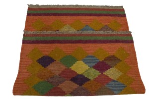 Multicolored Tribal 3X4 Kilim Persian Rug