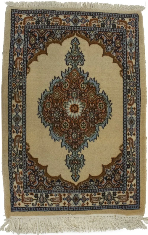 Vintage Cream 2X3 Mood Tabriz Persian Rug