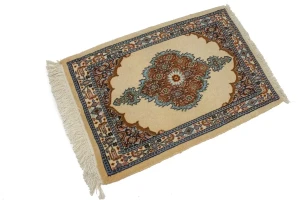 Vintage Cream 2X3 Mood Tabriz Persian Rug