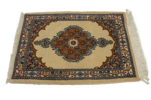Vintage Cream 2X3 Mood Tabriz Persian Rug