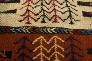 Cream Beige Tribal 3X5 Sumak Herati Persian Rug