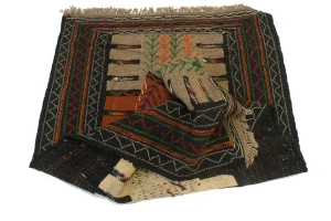Cream Beige Tribal 3X5 Sumak Herati Persian Rug