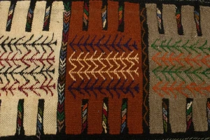 Cream Beige Tribal 3X5 Sumak Herati Persian Rug